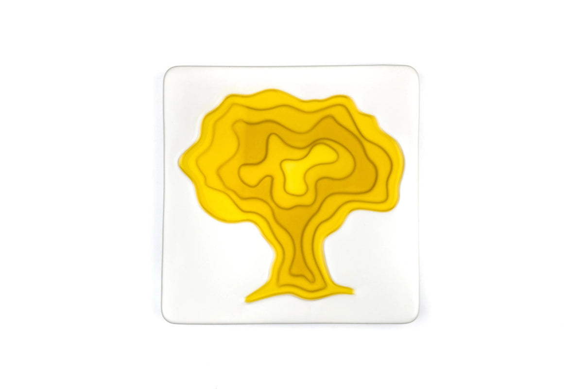 Keramik Olivenöl Schale Baum in Weiss präsentiert im Onlineshop von KAQTU Design AG. Schale ist von Style de Vie