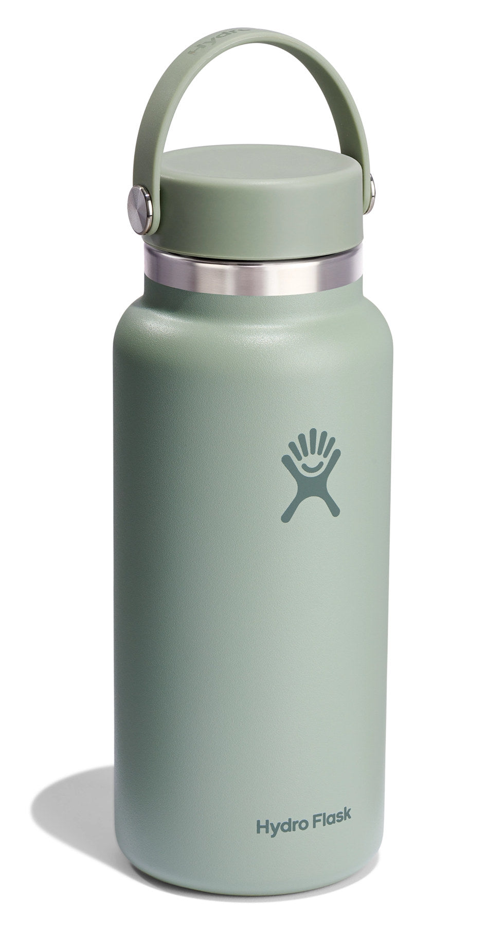 Trinkflasche Wide Flex Deckel 945ml agave in Grün präsentiert im Onlineshop von KAQTU Design AG. Trinkflasche ist von Hydro Flask
