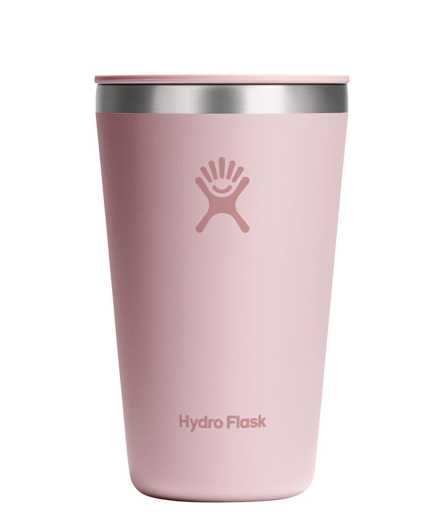Reisebecher All Around Press-in Deckel 470ml trillium in Rot präsentiert im Onlineshop von KAQTU Design AG. Trinkflasche ist von Hydro Flask