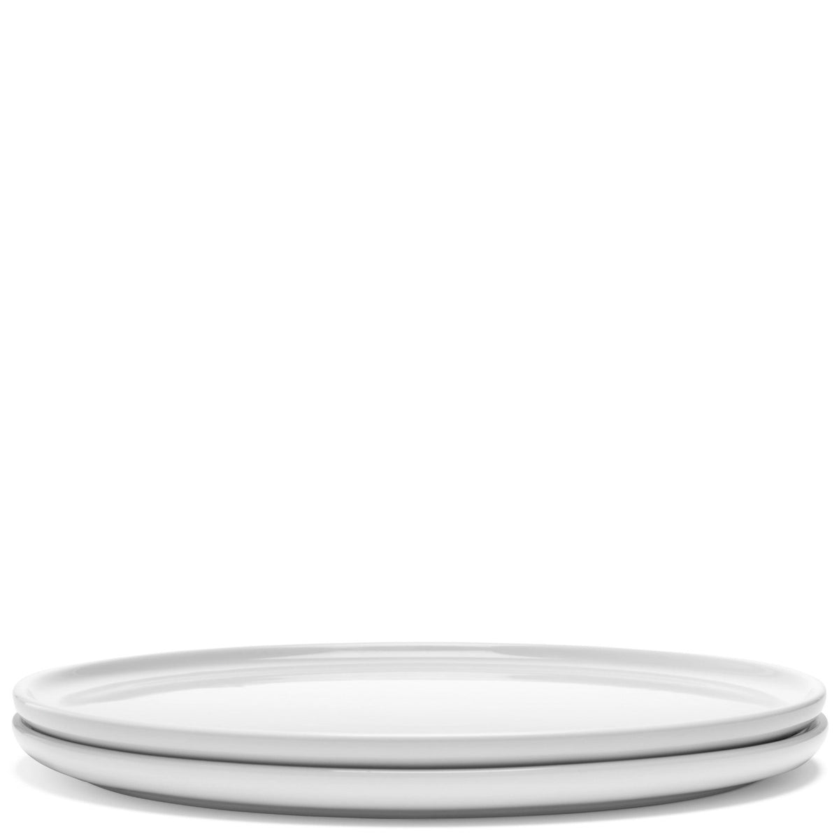 2er Set Collective Teller flach D24cm weiss in Weiss präsentiert im Onlineshop von KAQTU Design AG. Teller ist von LSA