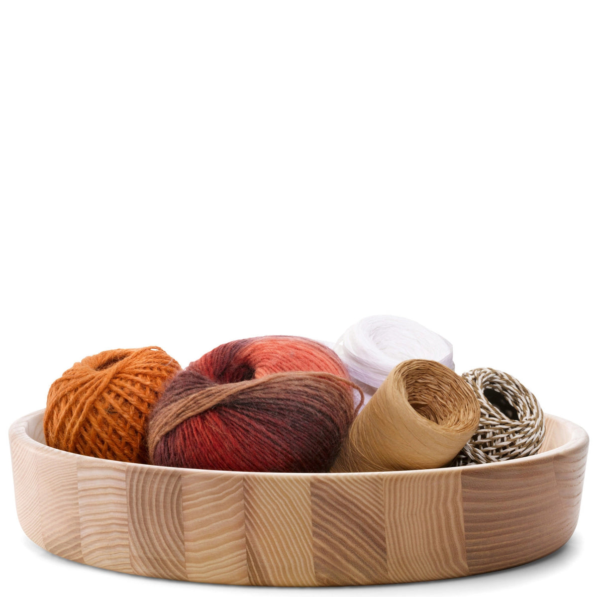 Collective Schale D33cm H6cm Esche in Beige präsentiert im Onlineshop von KAQTU Design AG. Schale ist von LSA