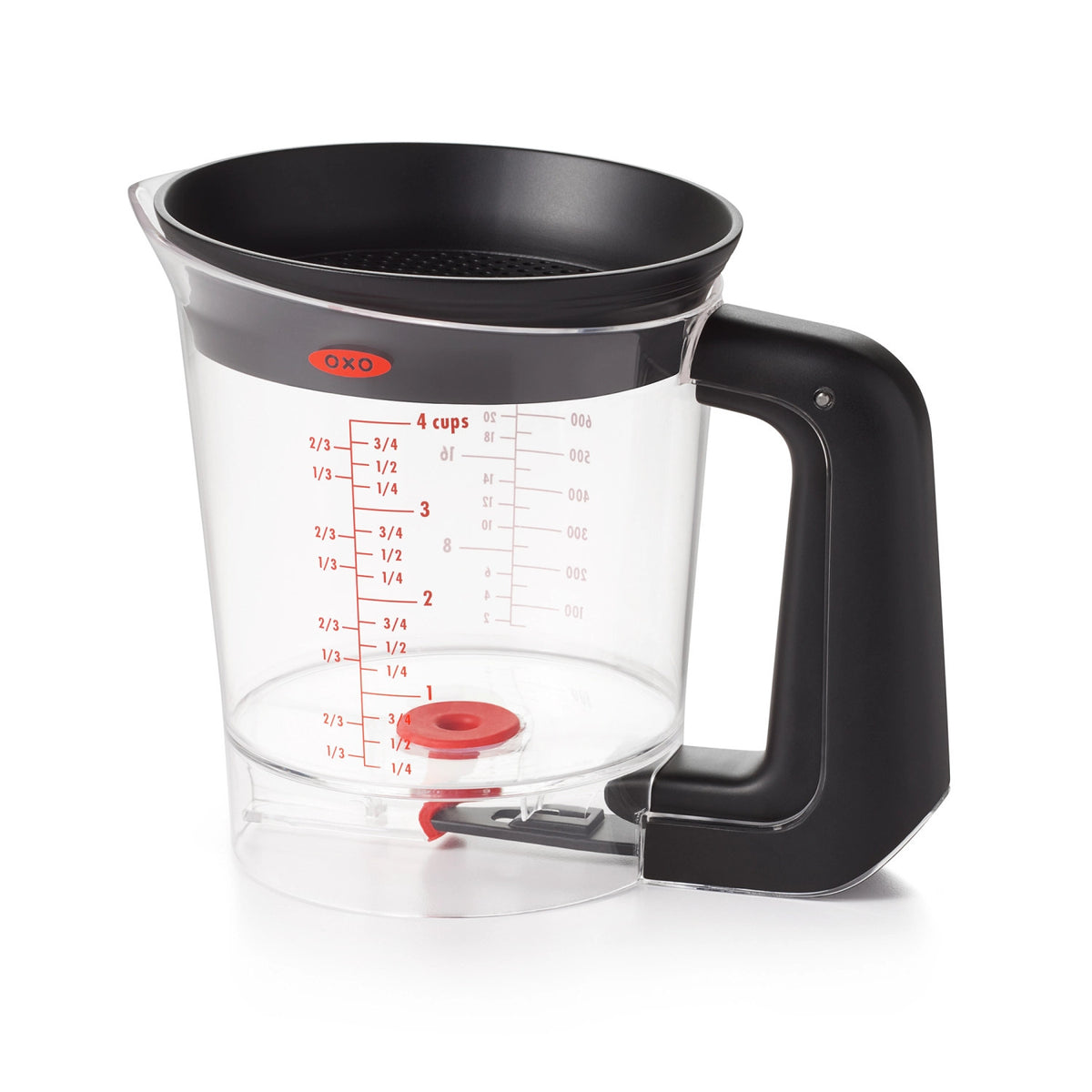Good Grips Fetttrenner 1L in Transparent präsentiert im Onlineshop von KAQTU Design AG. Haushaltshilfen ist von OXO