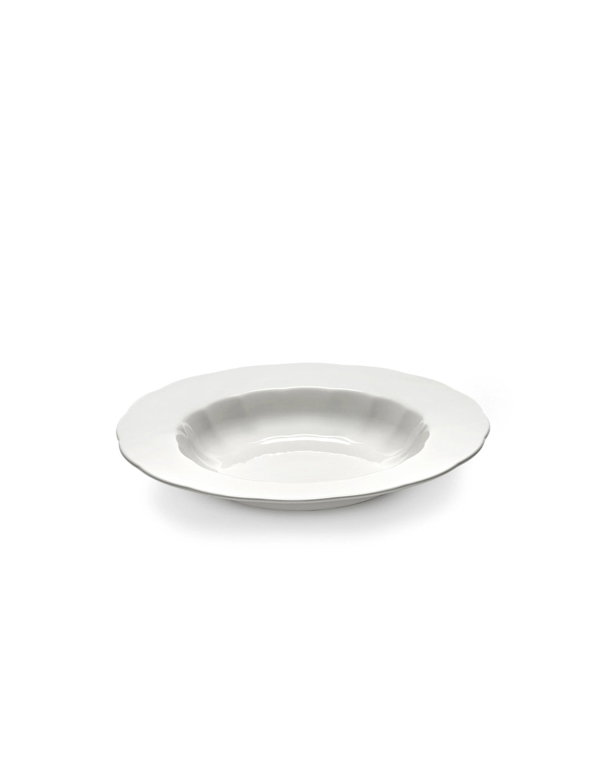 Silhouette Teller tief D27cm H4cm weiss Porzellan in Weiss präsentiert im Onlineshop von KAQTU Design AG. Teller ist von Serax