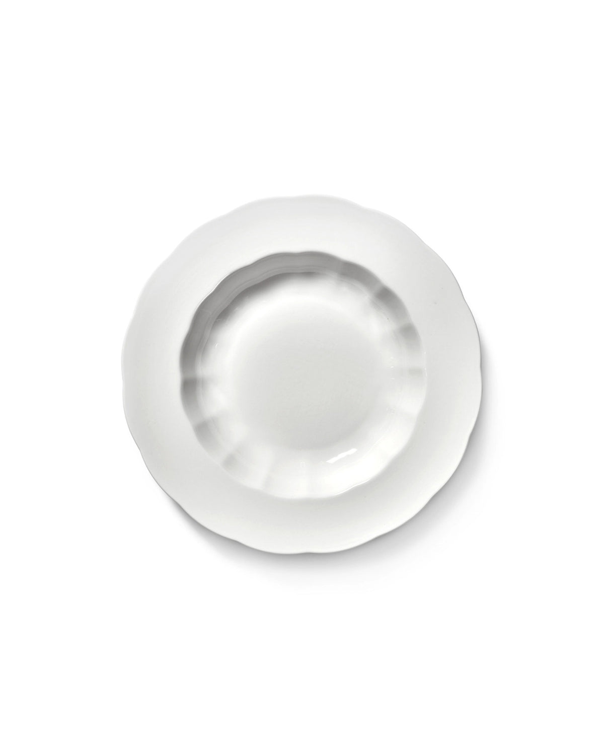 Silhouette Teller tief D27cm H4cm weiss Porzellan in Weiss präsentiert im Onlineshop von KAQTU Design AG. Teller ist von Serax