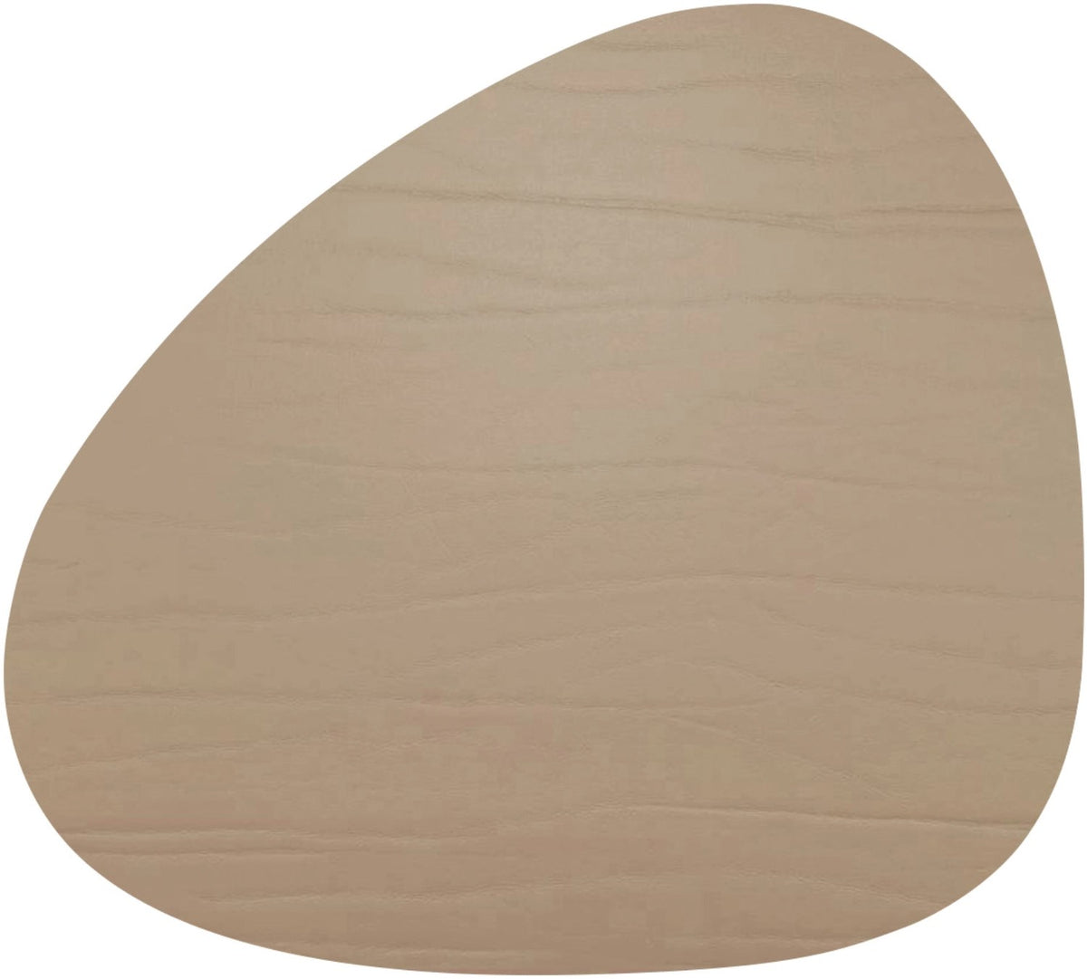 Rechteckiges Tischset in Beige, Modell Dumbo Island von Fortessa, Grösse 41.9 x 37.5 x 0.5 cm, flach liegend auf dem Tisch.