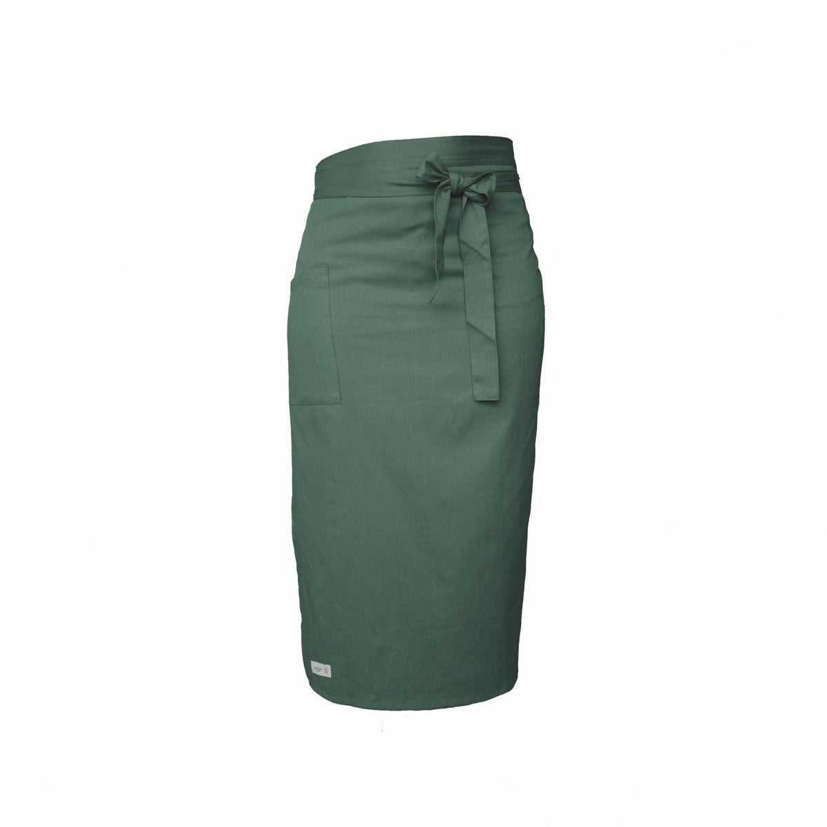 Schürze 100x38cm dark green Biobaumwolle in Grün präsentiert im Onlineshop von KAQTU Design AG. Haushaltshilfen ist von The Organic Company