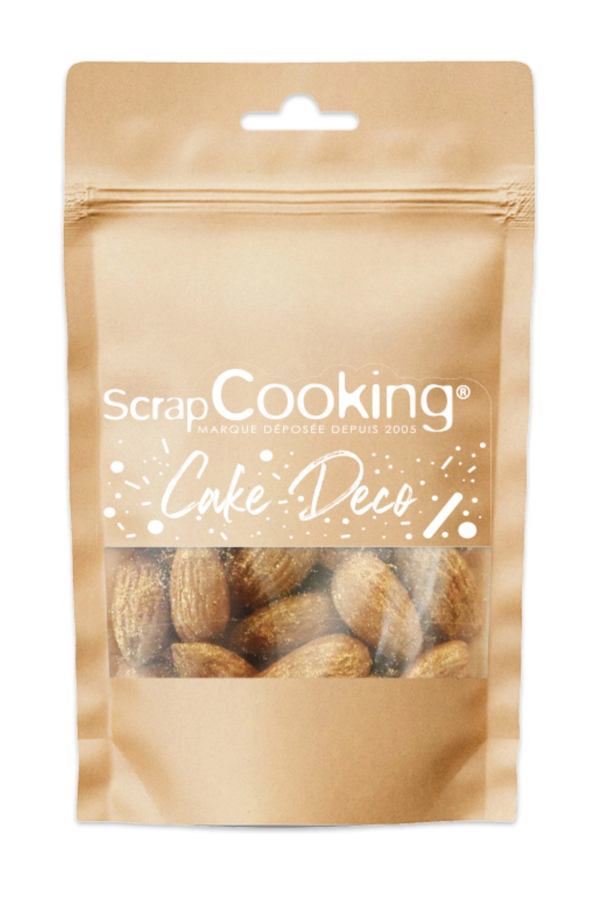 Kuchendeko Mandeln goldfarben 50g in Gold präsentiert im Onlineshop von KAQTU Design AG. Zutaten ist von Scrap Cooking