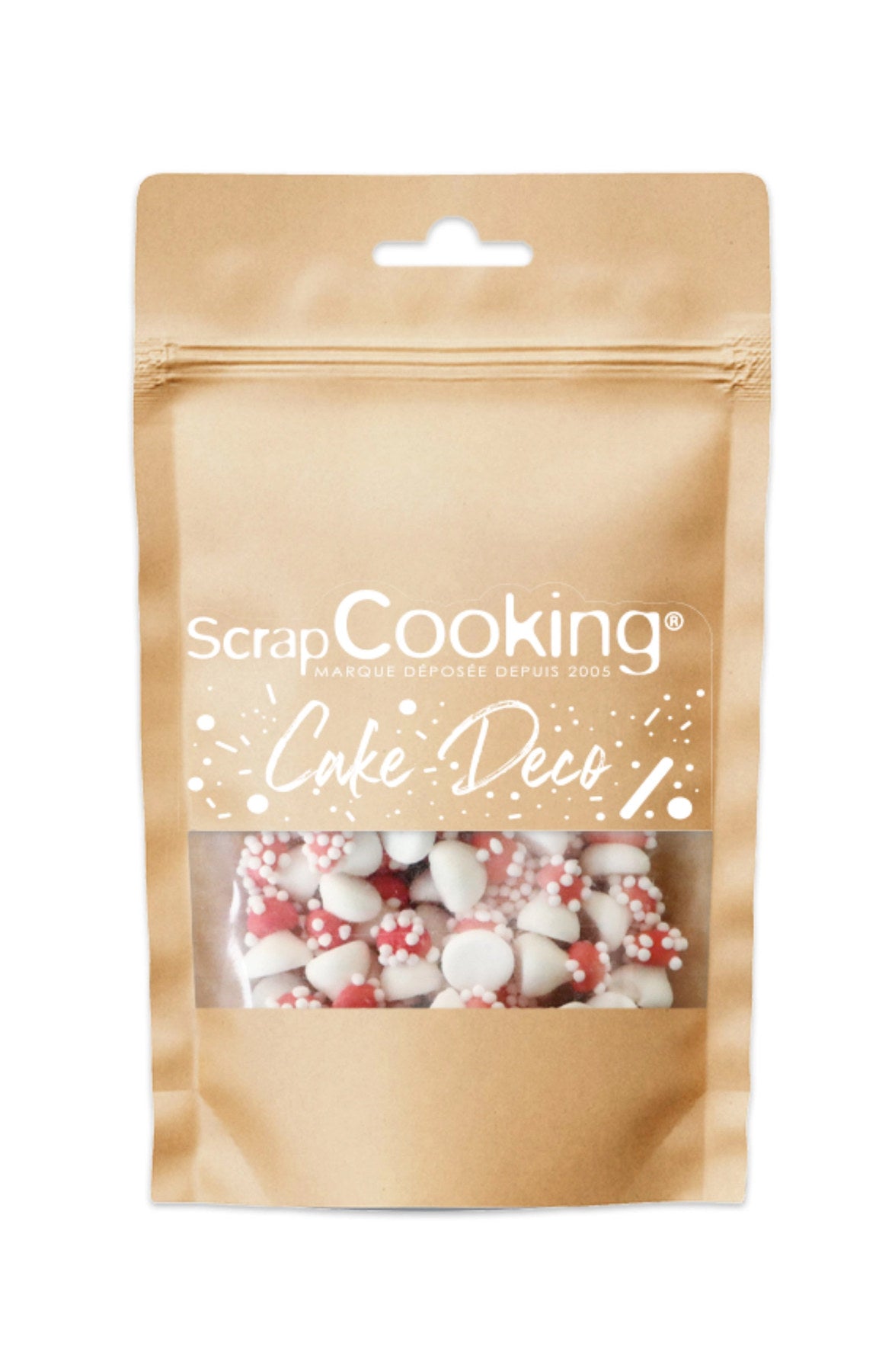 Zuckerstreusel Pilze klein 20g in Mehrfarbig präsentiert im Onlineshop von KAQTU Design AG. Zutaten ist von Scrap Cooking
