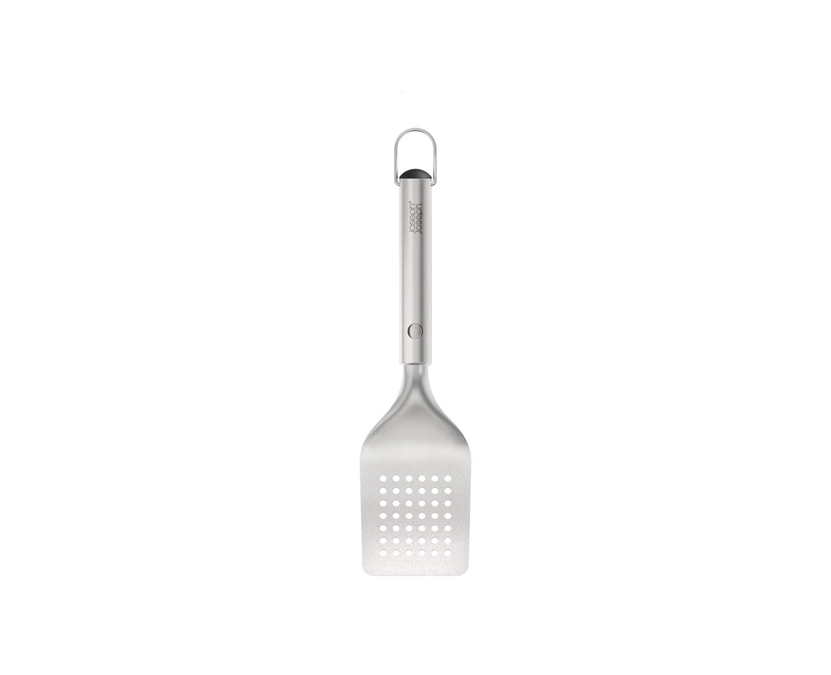 3er Set GrillOut BBQ Wender, Zange und Gabel Edelstahl in Silber präsentiert im Onlineshop von KAQTU Design AG. Grillbesteck ist von Joseph Joseph