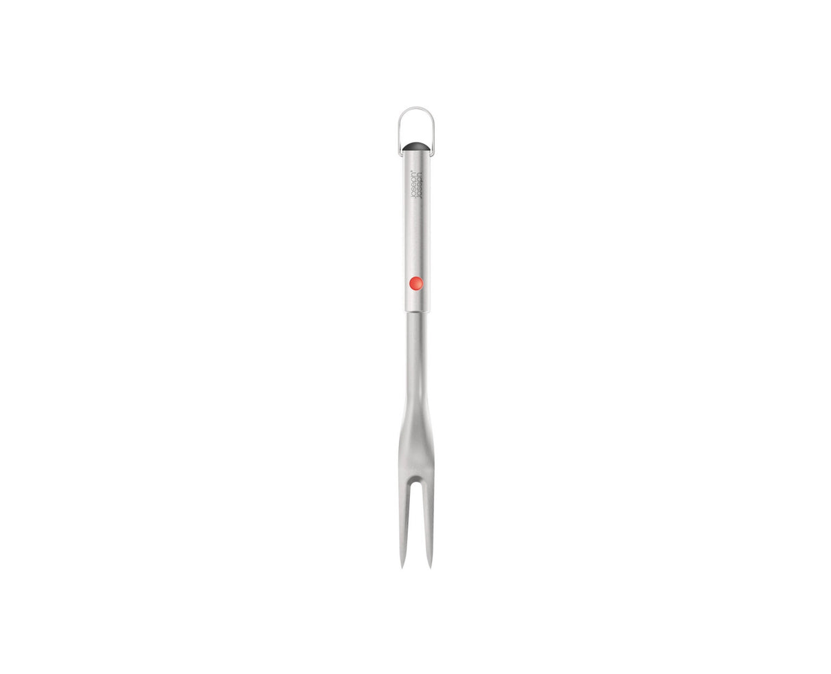 GrillOut BBQ Gabel einziehbarer Kopf Edelstahl 41.7-35cm in Silber präsentiert im Onlineshop von KAQTU Design AG. Grillbesteck ist von Joseph Joseph