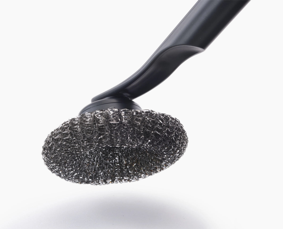 SinkTech Ersatzkopf für Spülbürste Stahlwolle 9x3.5cm in Schwarz präsentiert im Onlineshop von KAQTU Design AG. Abwasch ist von Joseph Joseph