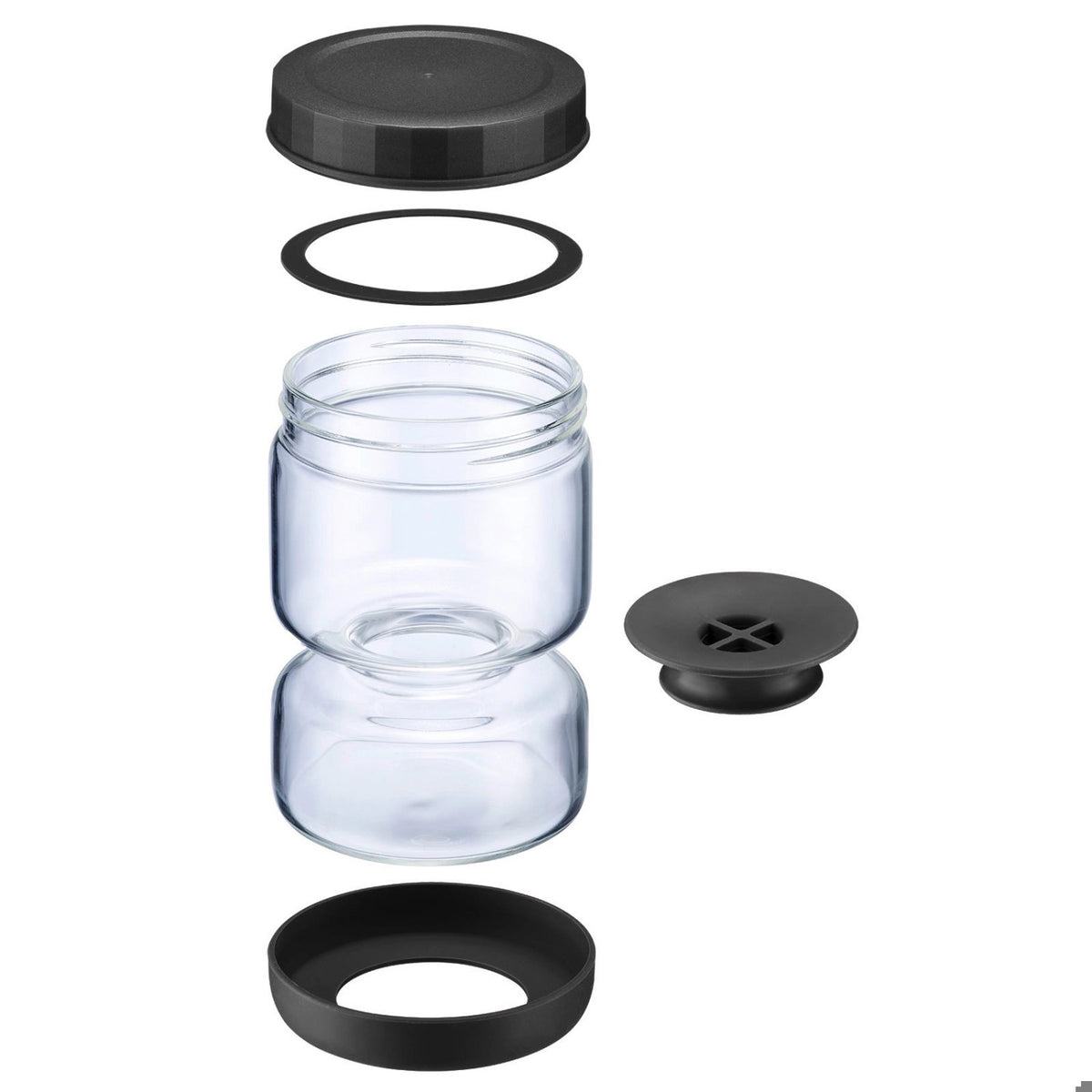 Abtropfglas 750ml in Transparent präsentiert im Onlineshop von KAQTU Design AG. Aufbewahrungsbehälter ist von Westmark