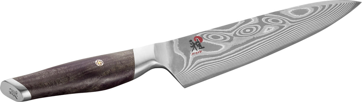 Iki Gyutoh 20cm in Mehrfarbig präsentiert im Onlineshop von KAQTU Design AG. Damastmesser ist von Miyabi