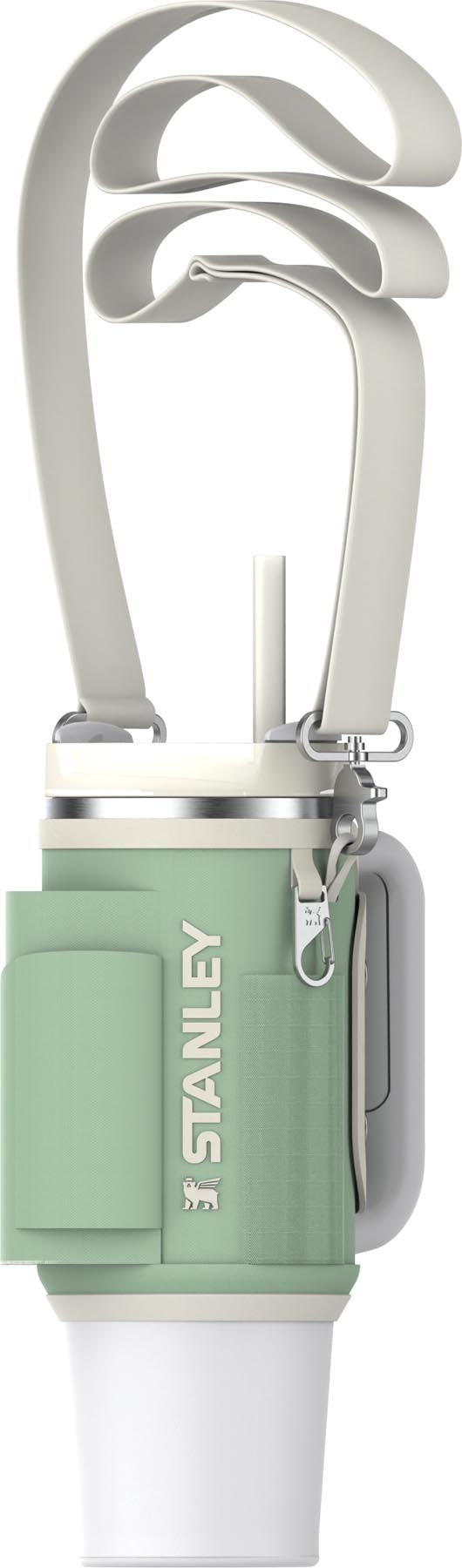 Moderne Stanley Thermosflasche in elegantem Pistaziengrün, 0.89l, für optimale Temperaturhaltung von Getränken, ideal für den täglichen Gebrauch.