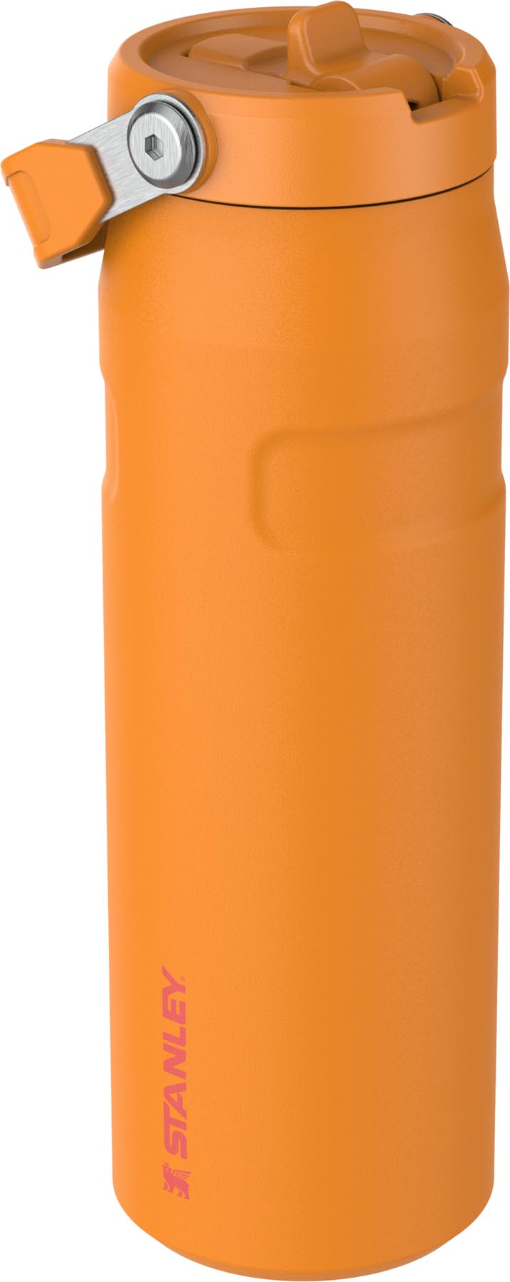 IceFlow Flip Straw Flasche 0.7l goldenrod coral in Orange präsentiert im Onlineshop von KAQTU Design AG. Aufbewahrungsbehälter ist von Stanley