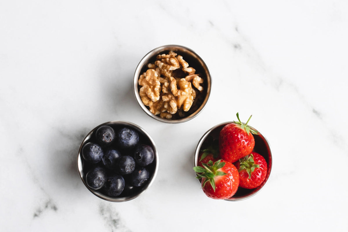 2er Set Snack Container 100ml Dark Grey/Matte Black in Mehrfarbig präsentiert im Onlineshop von KAQTU Design AG. Schale ist von AYA&IDA