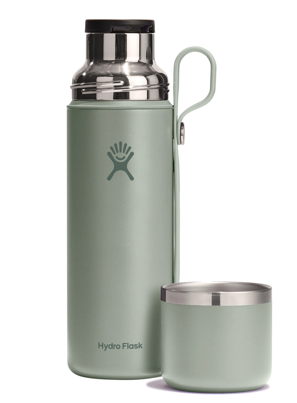 Trinkflasche Hot Flask & Cup 828ml agave in Grün präsentiert im Onlineshop von KAQTU Design AG. Thermosflasche ist von Hydro Flask