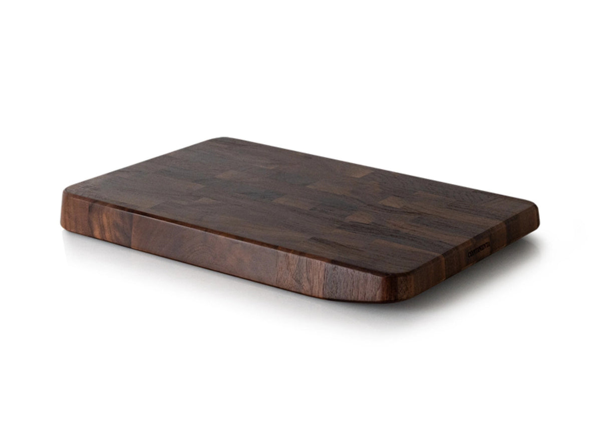 Hackbrett Walnuss Stirnholz in Braun präsentiert im Onlineshop von KAQTU Design AG. Schneidbrett ist von Continenta