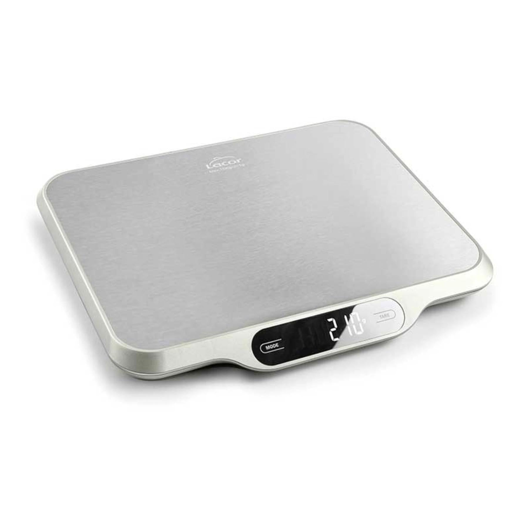 Küchenwaage 15kg - 1g in Silber präsentiert im Onlineshop von KAQTU Design AG. Küchengerät ist von Lacor