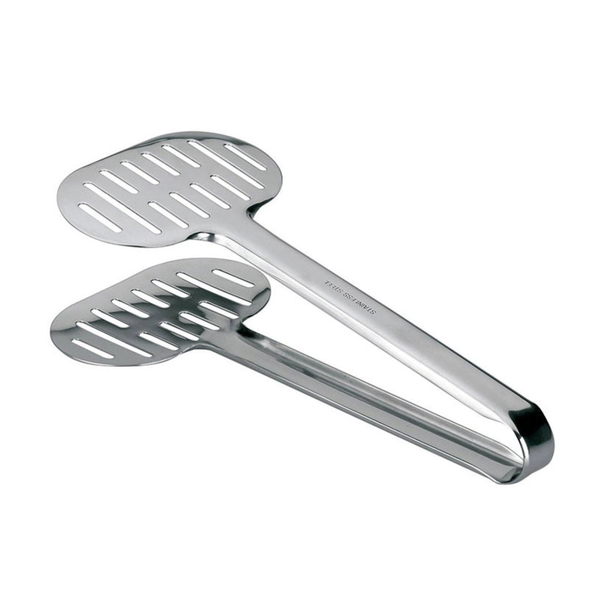 Burgerzange 24cm Edelstahl in Silber präsentiert im Onlineshop von KAQTU Design AG. Grillzange ist von Lacor