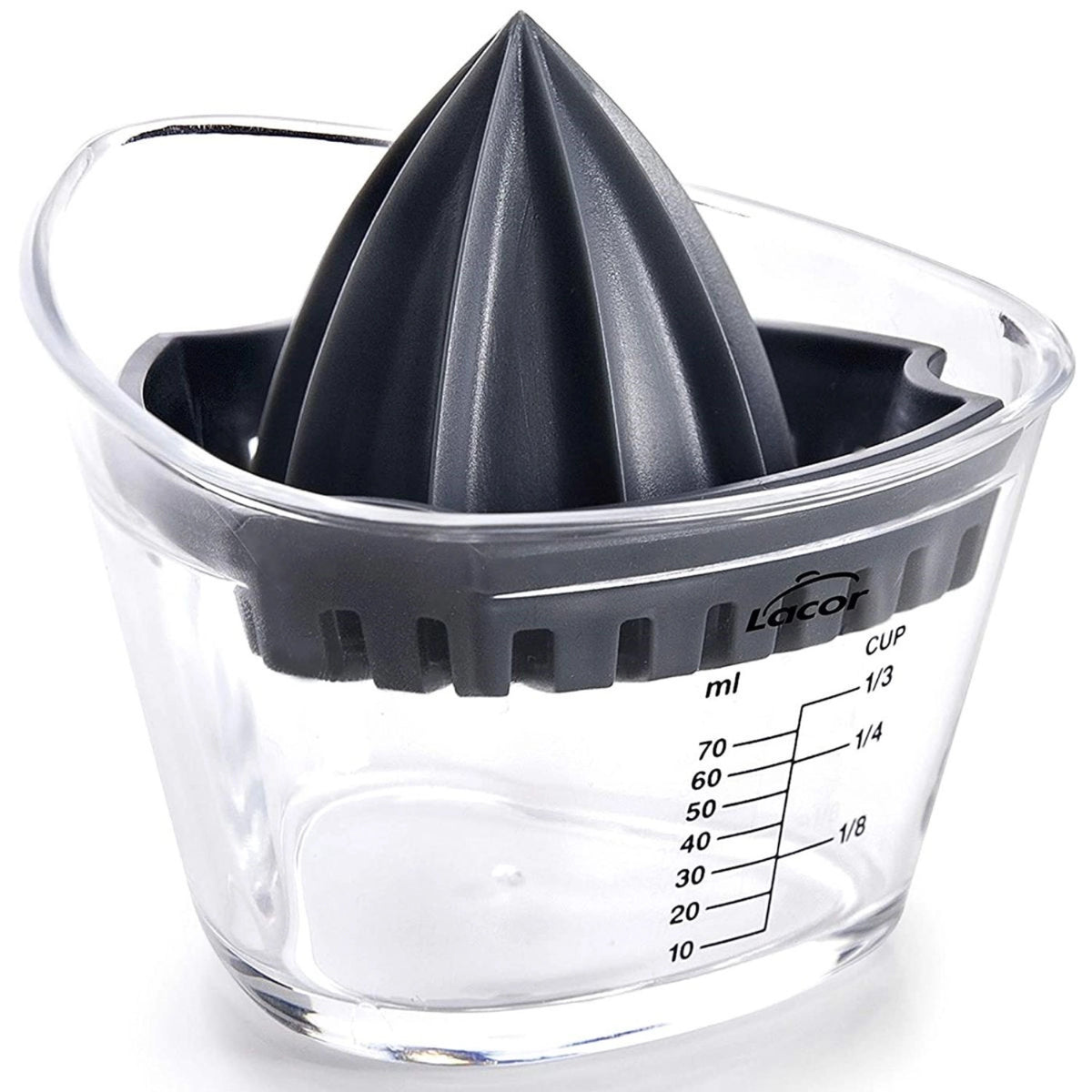 Mini Zitruspresse 70ml in Transparent präsentiert im Onlineshop von KAQTU Design AG. Zitronenpresse ist von Lacor