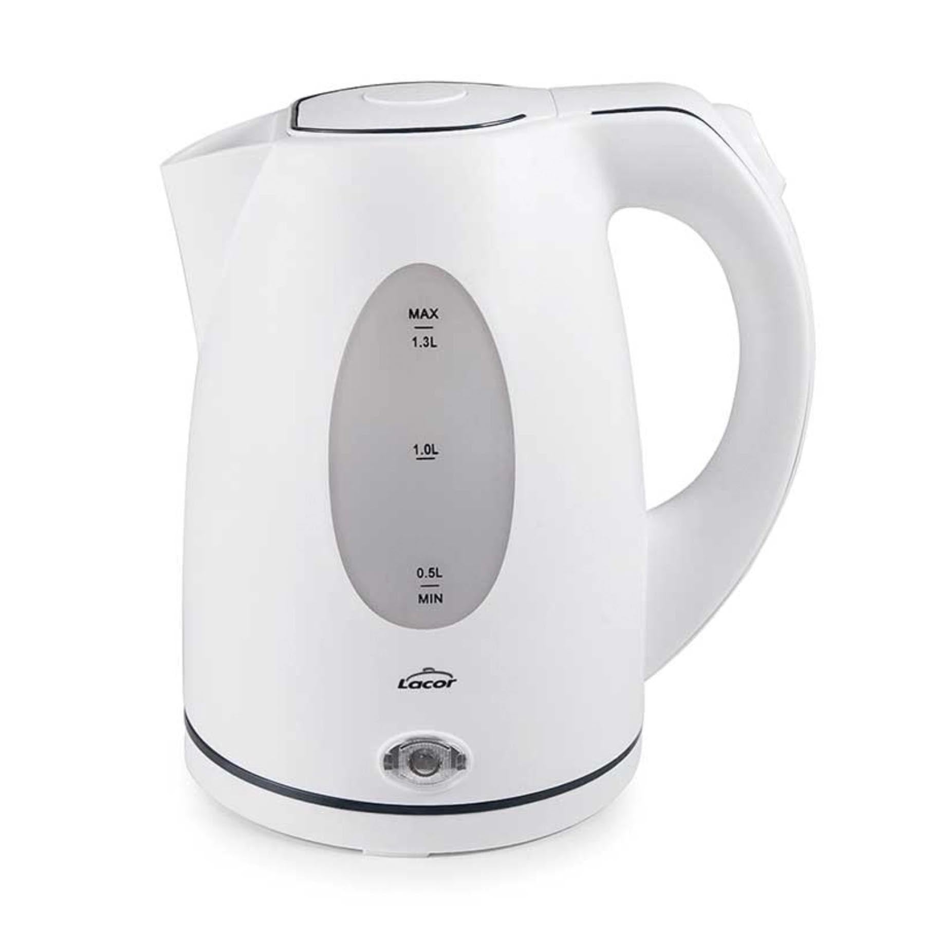 Wasserkocher weiss 1.3l in Weiss präsentiert im Onlineshop von KAQTU Design AG. Küchengerät ist von Lacor