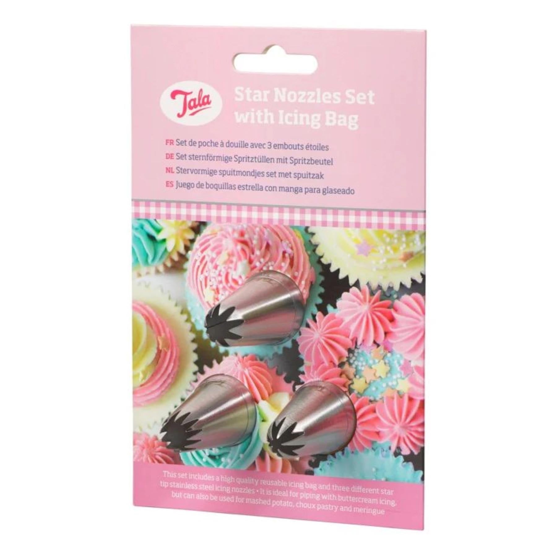 3er Set Tüllen Stern in präsentiert im Onlineshop von KAQTU Design AG. Backutensilien ist von Tala