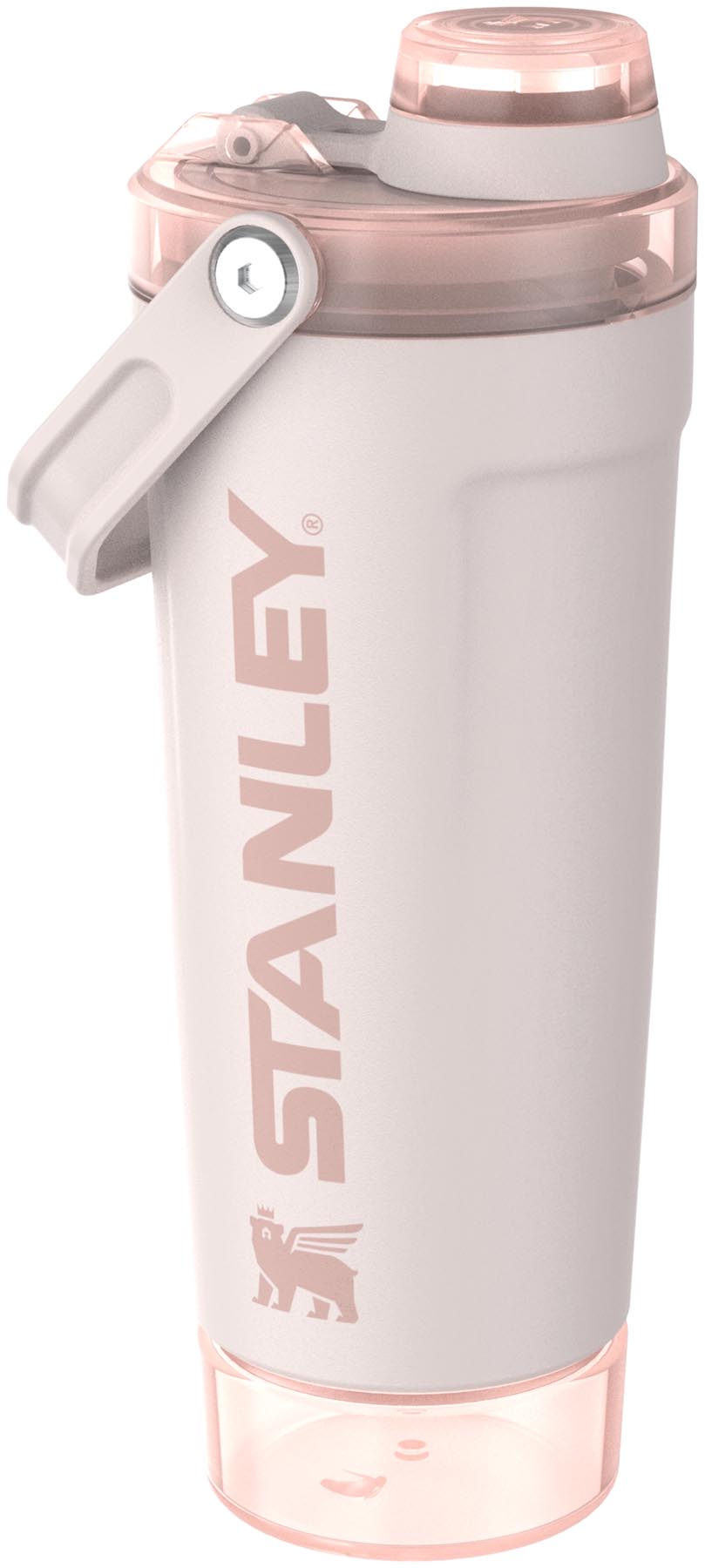 Eleganter Vitalize Shaker in sanftem Rose Quartz, perfekt für Fitness-Drinks und Smoothies, gefertigt aus robustem Stanley-Material.