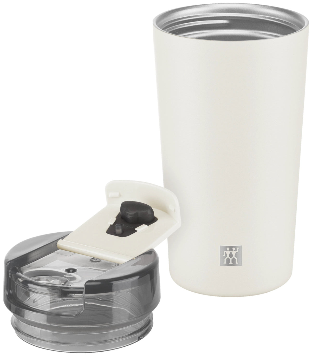 Thermo Plus Thermobecher 480ml Cream in Beige präsentiert im Onlineshop von KAQTU Design AG. Trinkflaschen ist von Zwilling