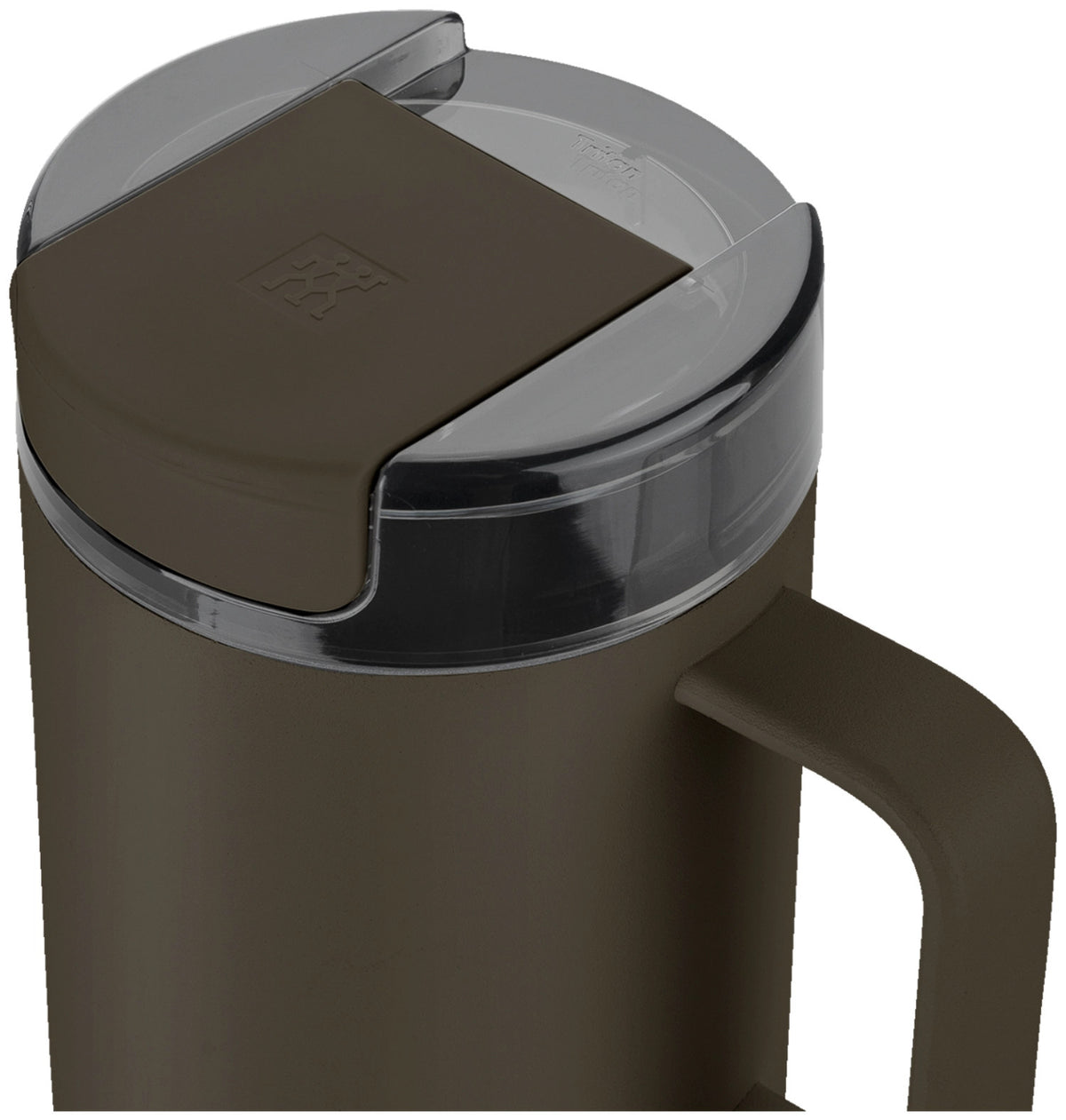 Thermo Plus Thermobecher 380ml Grey Mocca in Grau präsentiert im Onlineshop von KAQTU Design AG. Trinkflaschen ist von Zwilling