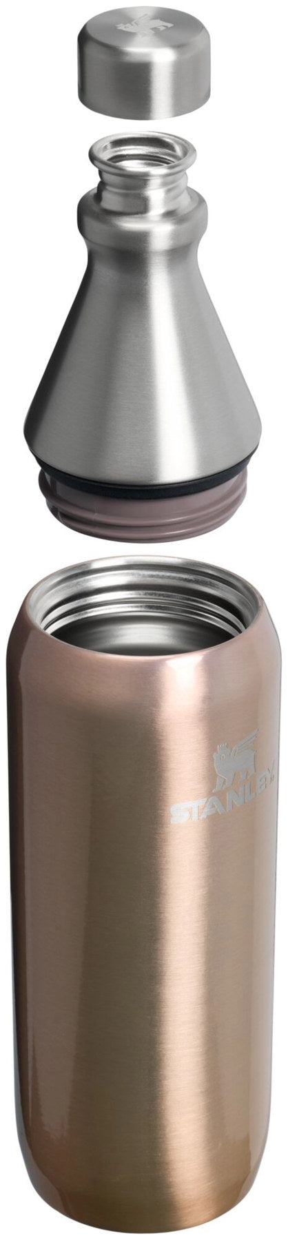 All Day Slim Flasche 0.6l pale gold shine in Gold präsentiert im Onlineshop von KAQTU Design AG. Thermosflasche ist von Stanley