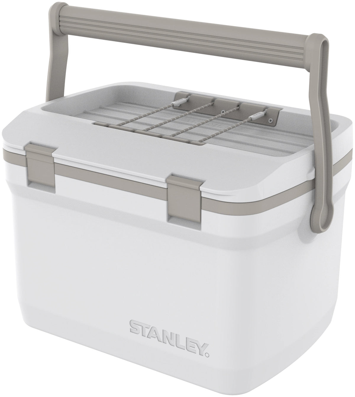 Easy-Carry Outdoor Cooler 15.1l frost in Weiss präsentiert im Onlineshop von KAQTU Design AG. Kühltasche ist von Stanley