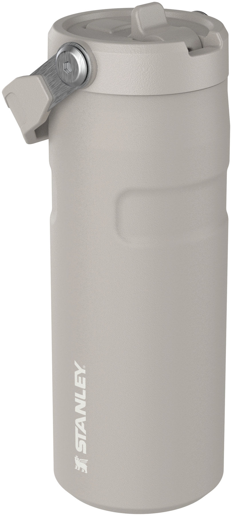 IceFlow Flip Straw Flasche 0.47l ash in Grau präsentiert im Onlineshop von KAQTU Design AG. Thermosflasche ist von Stanley
