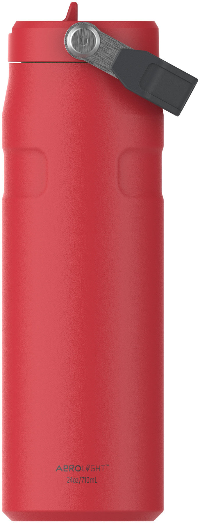 IceFlow Flip Straw Flasche 0.7l chili black in Schwarz präsentiert im Onlineshop von KAQTU Design AG. Thermosflasche ist von Stanley