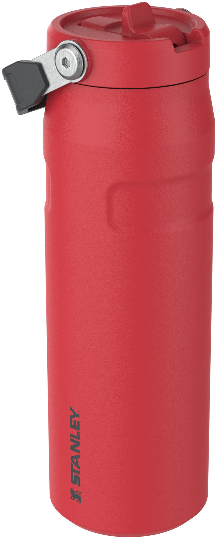 IceFlow Flip Straw Flasche 0.7l chili black in Schwarz präsentiert im Onlineshop von KAQTU Design AG. Thermosflasche ist von Stanley
