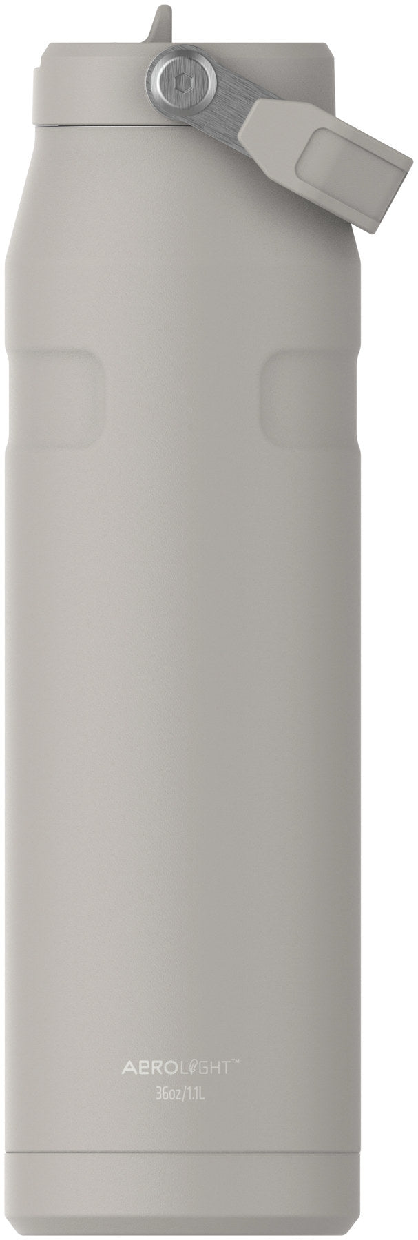 IceFlow Flip Straw Flasche 1.06l ash in Grau präsentiert im Onlineshop von KAQTU Design AG. Thermosflasche ist von Stanley