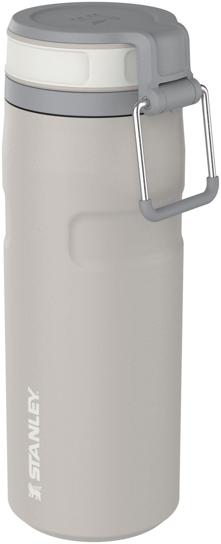 IceFlow Twist Flip Flasche 0.47l ash in Grau präsentiert im Onlineshop von KAQTU Design AG. Thermosflasche ist von Stanley