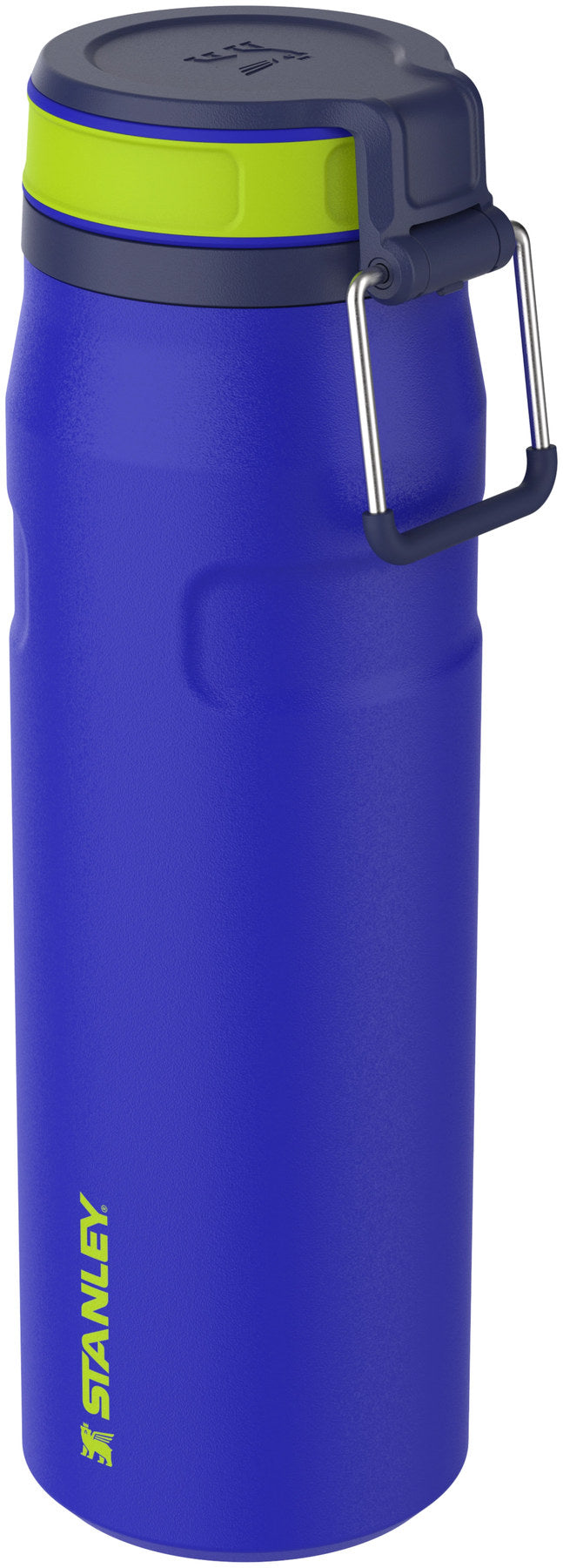 IceFlow Twist Flip Flasche 0.7l cobalt chartreuse in Blau präsentiert im Onlineshop von KAQTU Design AG. Thermosflasche ist von Stanley