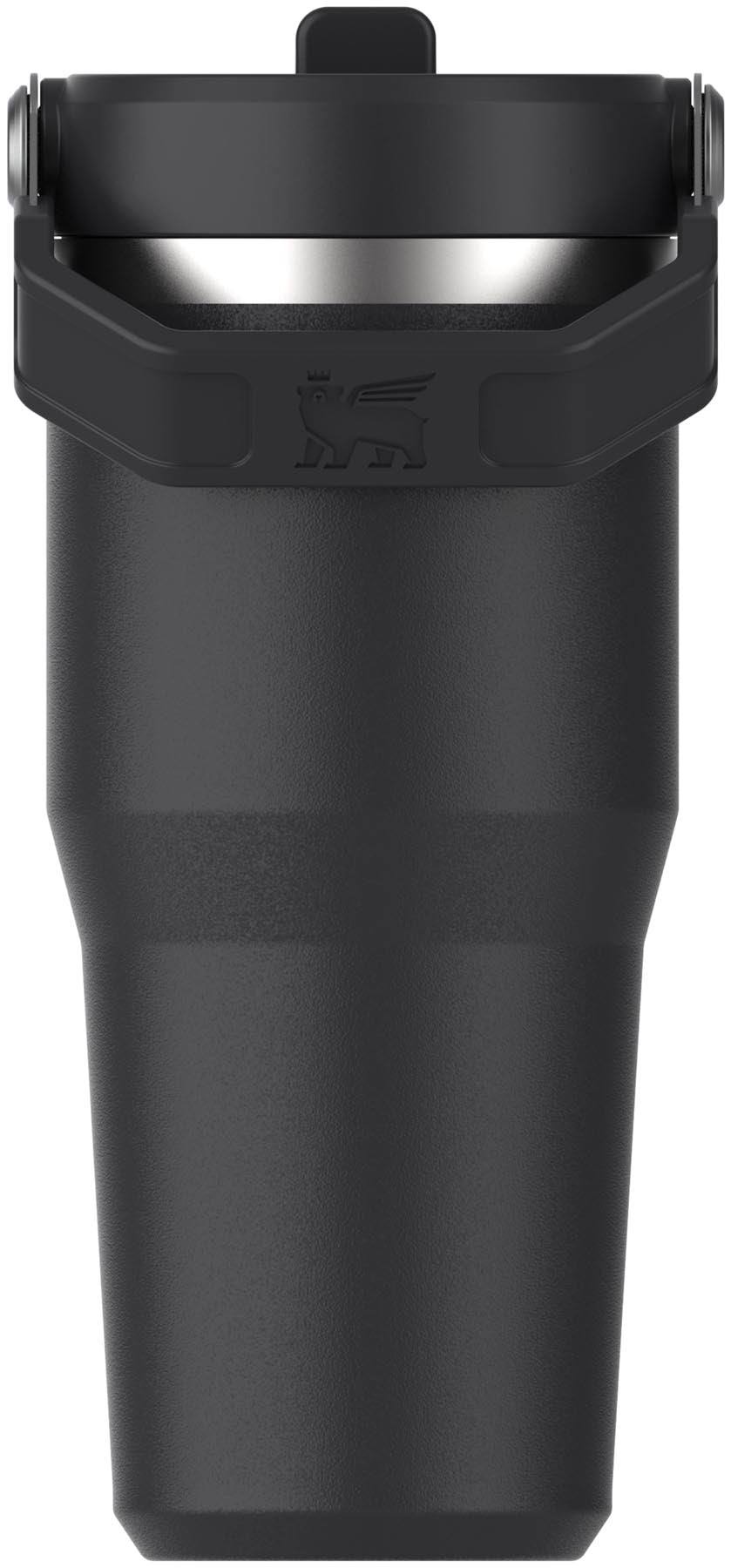 Stylischer Stanley IceFlow Flip Straw Becher in Schwarz, 0.41l, ideal für kalte Getränke und unterwegs. Perfekt für aktive Lebensstile.