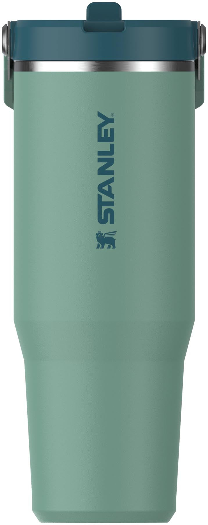 IceFlow Flip Straw Becher 0.89l spring green in Grün präsentiert im Onlineshop von KAQTU Design AG. Aufbewahrungsbehälter ist von Stanley