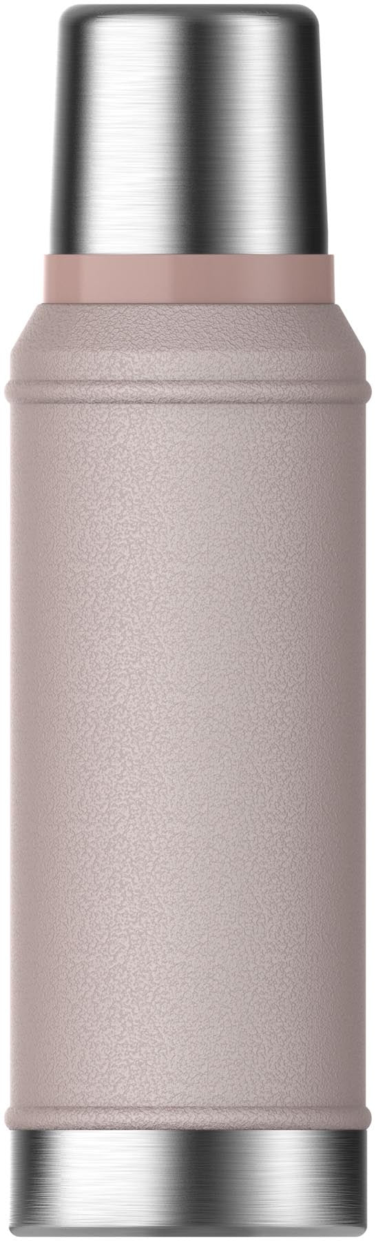 Elegante Stanley Thermosflasche in Hammertone Rose Quartz, 0.94l, ideal für heiße und kalte Getränke, perfekt für unterwegs.
