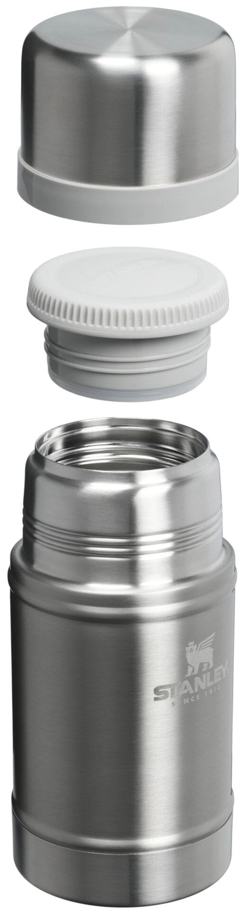 Legendary Food Jar 0.7l stainless steel ash in Grau präsentiert im Onlineshop von KAQTU Design AG. Snackbox ist von Stanley