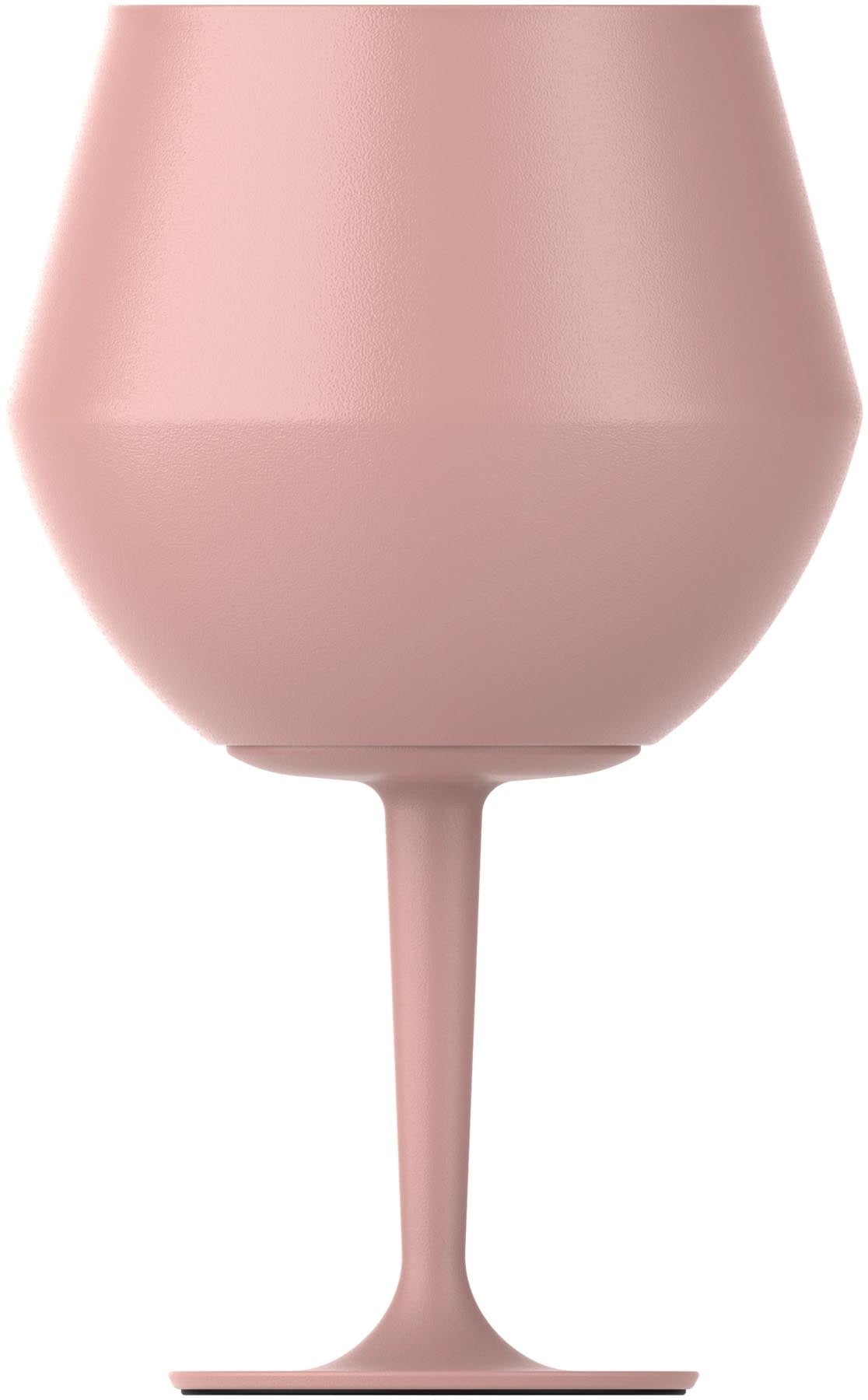 Elegantes Lifted Spirits Prismatic 2-in-1 Cocktailglas in Peach Rose Glo, ideal für stilvolle Cocktails und Getränke, von Stanley.
