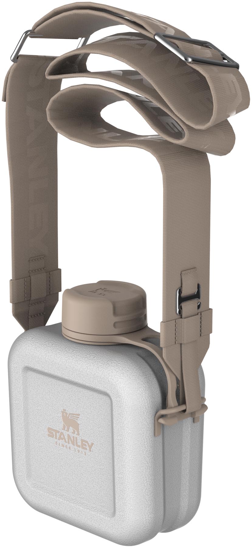 Next X Nature Canteen 0.74l in Hammertone Frost - robuste Thermosflasche von Stanley, perfekt für heiße und kalte Getränke unterwegs.