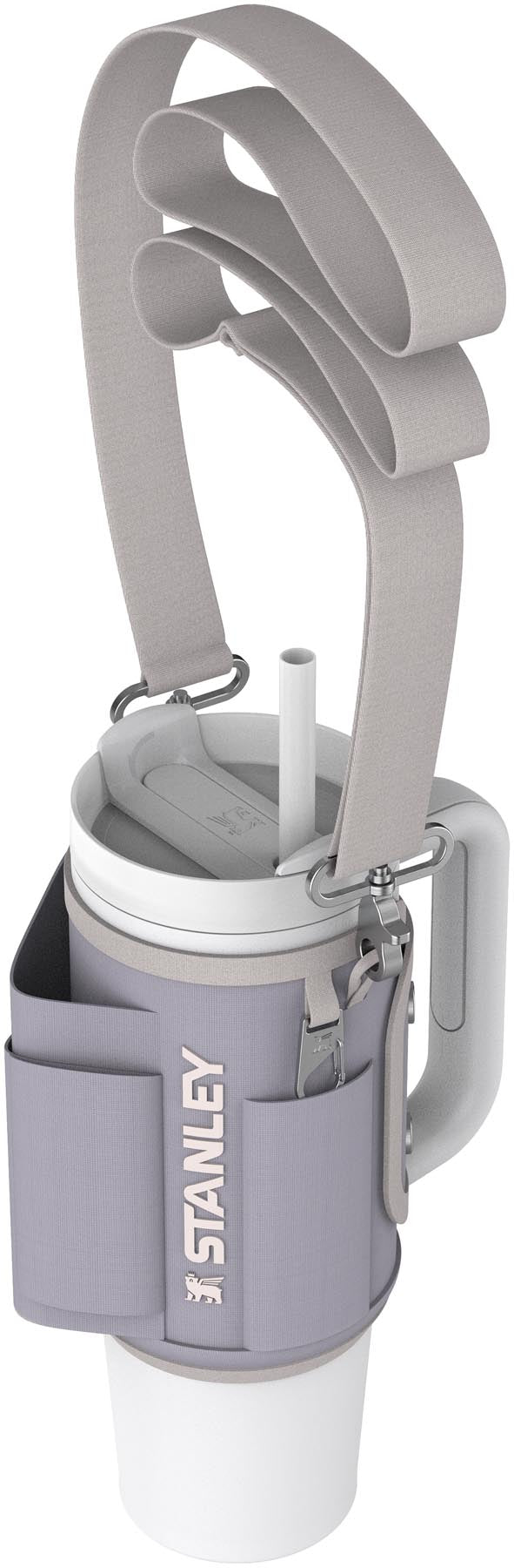 Stylische lila Stanley Thermosflasche (0,89 l) für den ganzen Tag. Perfekt für unterwegs, hält Getränke optimal temperiert und ist nachhaltig.