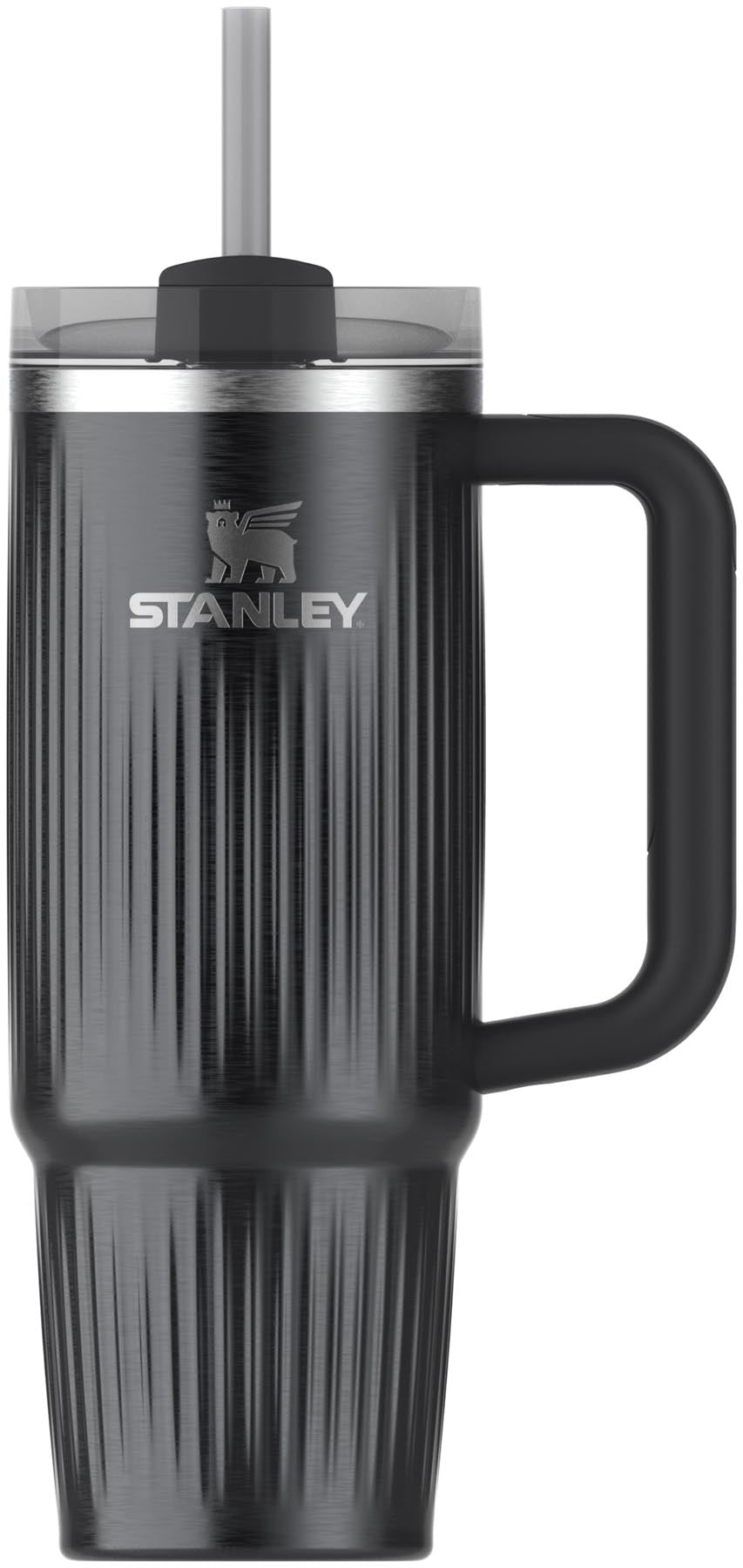 Quencher Fluted 0.89l black PVD in Schwarz präsentiert im Onlineshop von KAQTU Design AG. Aufbewahrungsbehälter ist von Stanley