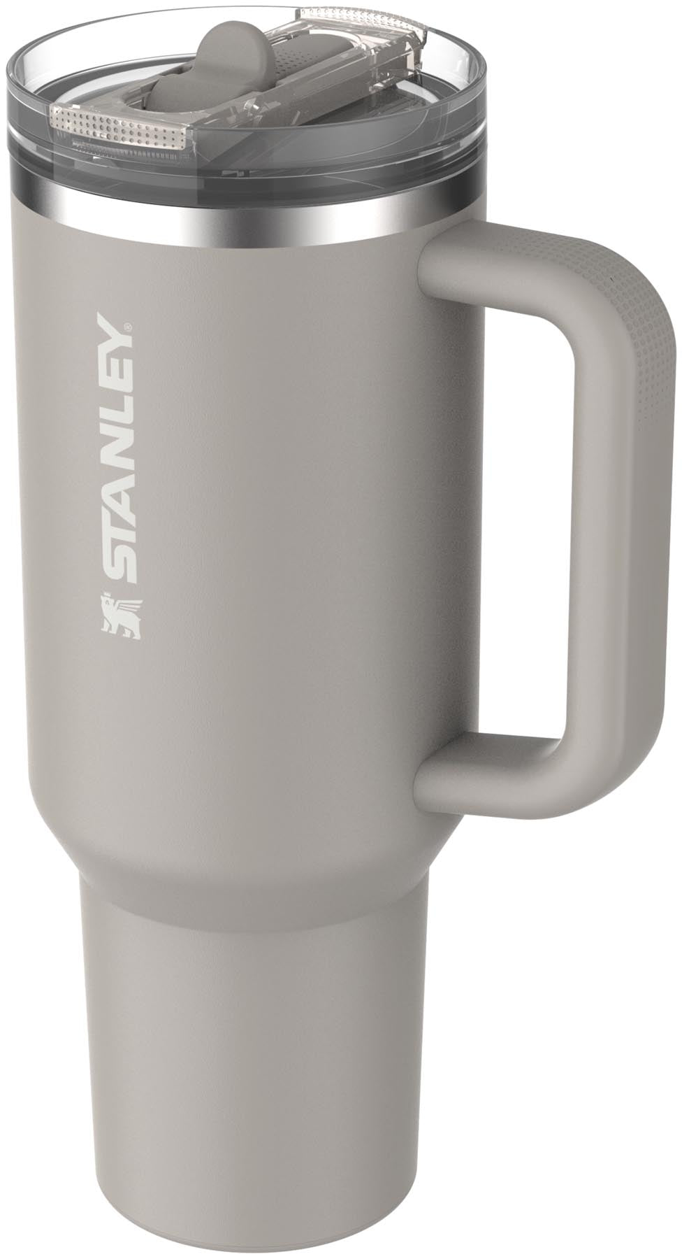 Moderne Stanley Quencher ProTour Thermosflasche in schickem Grau, 1.18l, perfekt für Hydration bei Sport und Freizeit.