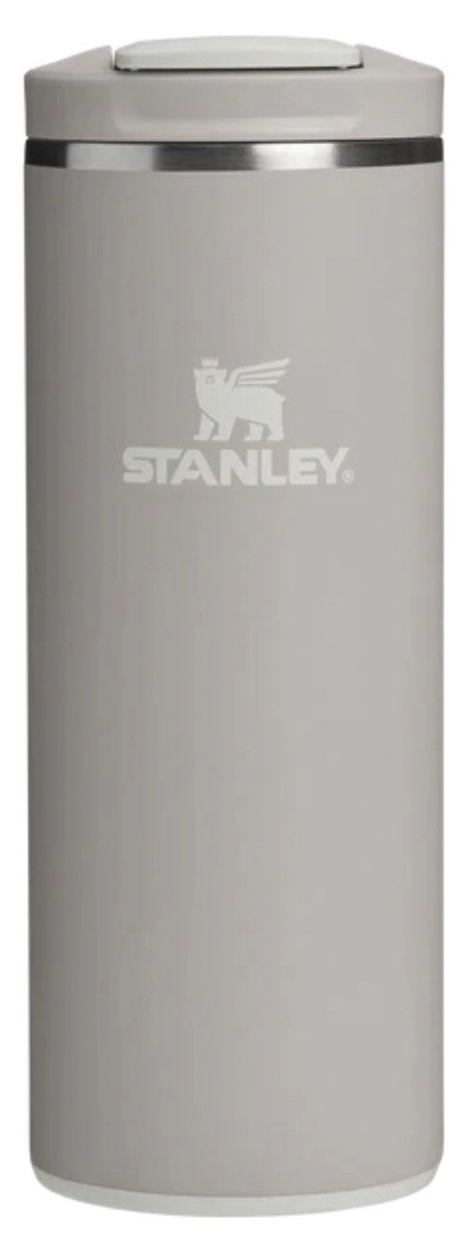 Transit FlipTop Becher 0.35l ash in Grau präsentiert im Onlineshop von KAQTU Design AG. Thermosflasche ist von Stanley