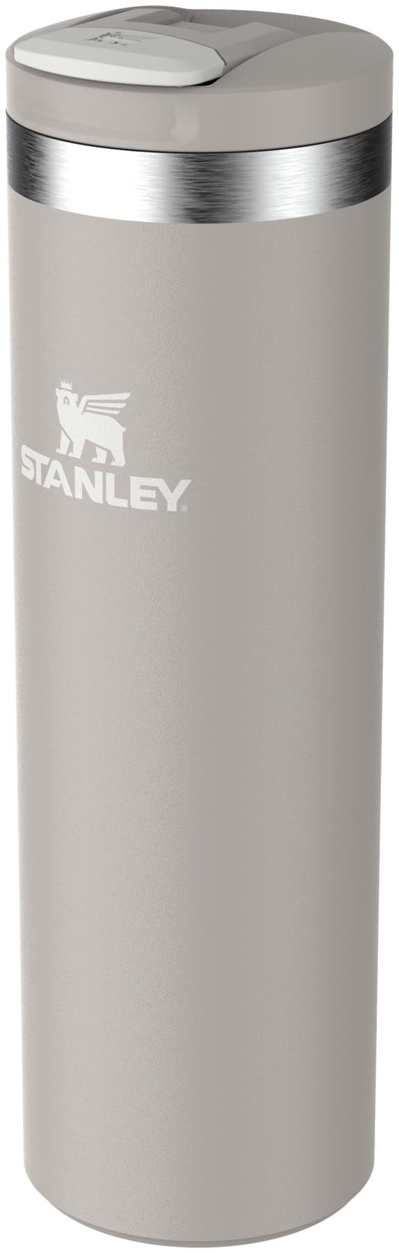 Praktischer Transit Fliptop Becher von Stanley in schickem Ash-Grau, ideal für den täglichen Gebrauch und vielseitig für alle Getränke.