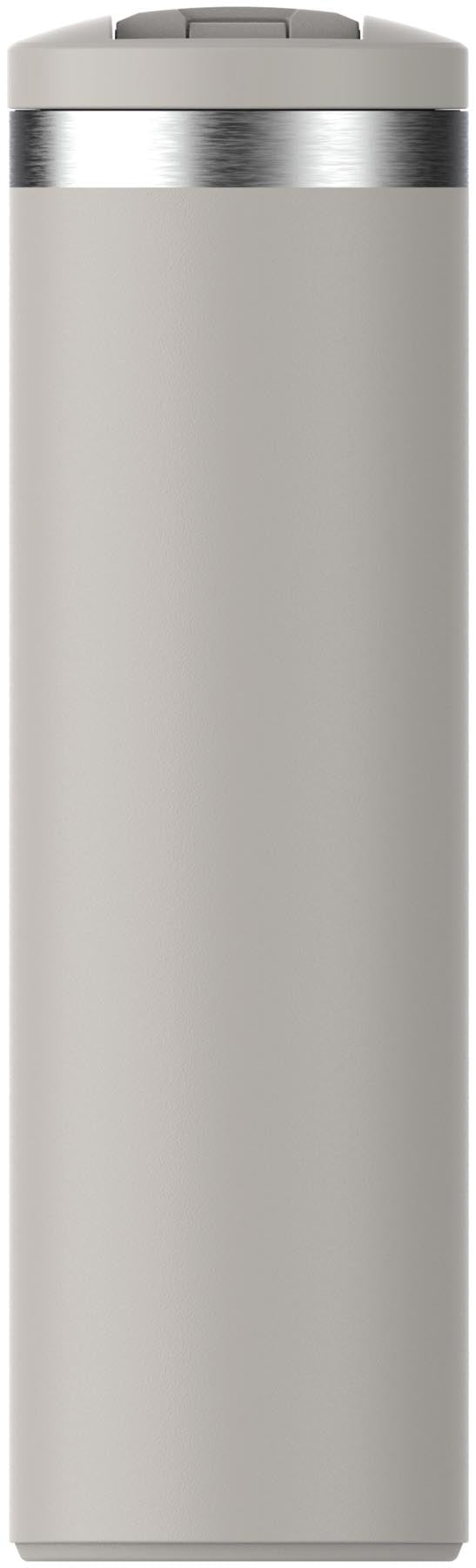 Stylischer Transit Fliptop Becher von Stanley in elegantem Grau, ideal für unterwegs und perfekt für heiße und kalte Getränke.